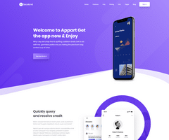 Mobile App (Onepage) Demo